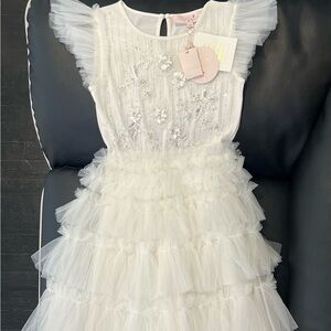 Brand New White Tutu Du Monde Girls Dress